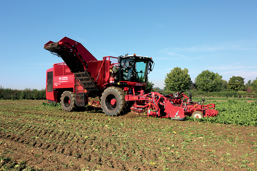 J Riley beet harvester on farm machinery website