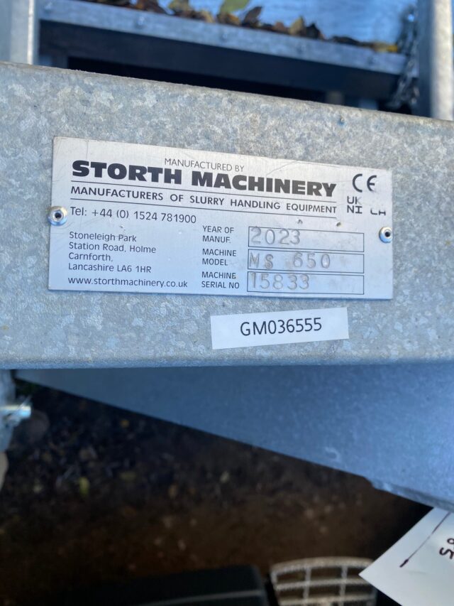 GM036555 NEW STORTH MS650 6’6 YARD SCRAPER.