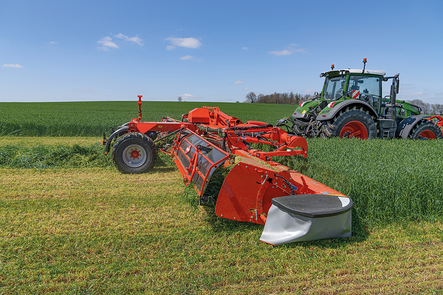 Kuhn trailed mower on farm machinery website