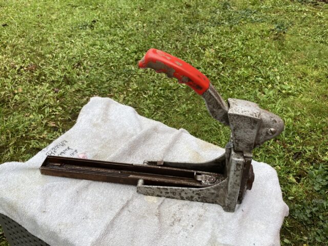 Vintage DWS Industrial Carton Stapler