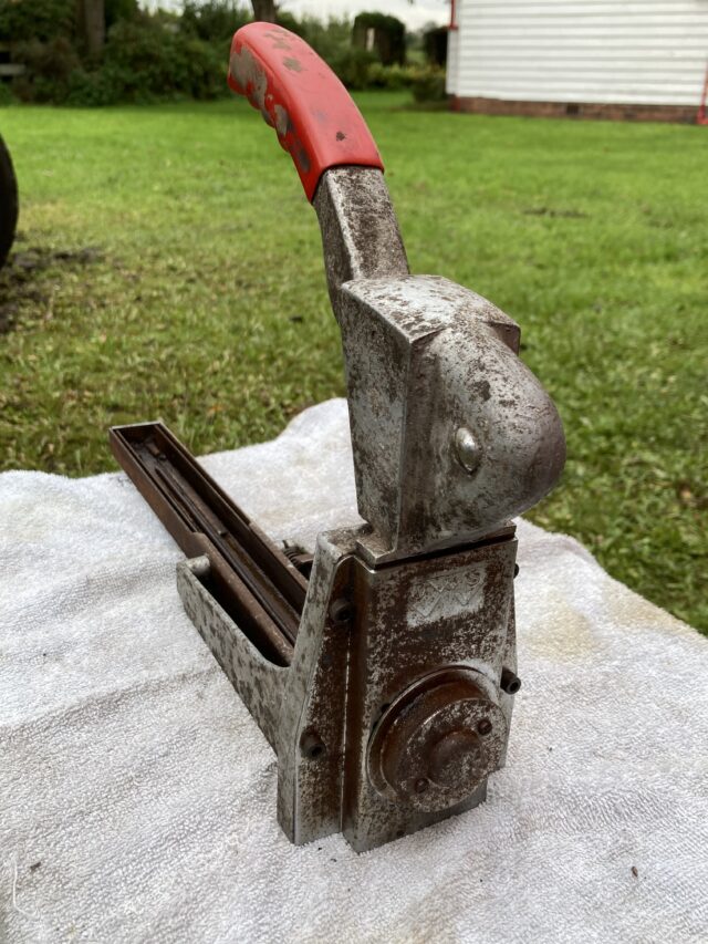 Vintage DWS Industrial Carton Stapler