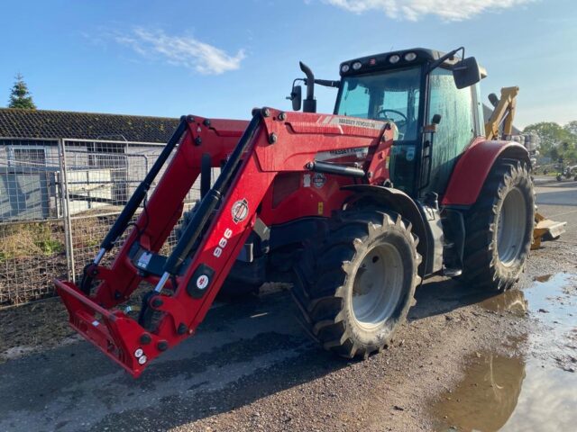 T233468B 2010 MASSEY FERGUSON 6475 4WD TRACTOR & MF966 LOADER