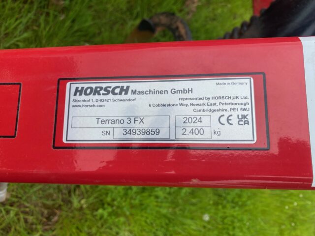 GM035918 DEMO HORSCH TERRANO 3FX CULTIVATOR