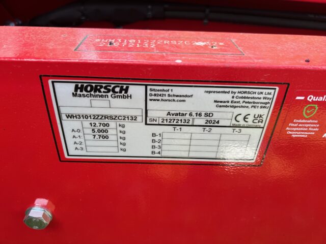 GM035923 HORSCH AVATAR 6.16 SD DRILL