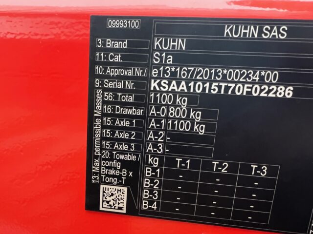 IM000030 NEW Kuhn GA7501 GyroRake.