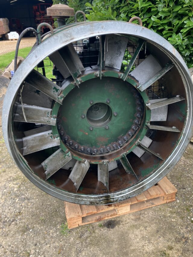 Lister grain fan