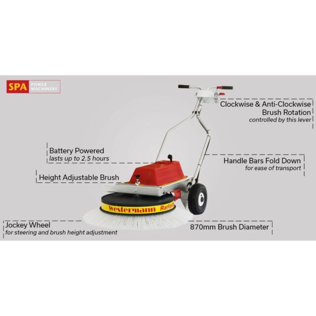 Westermann WR870 Battery Sweeper Brush