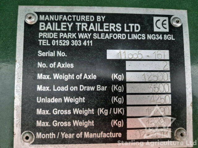 Bailey 36ft Bale Trailer