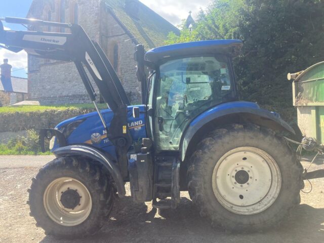 NEW HOLLAND T6.145 EC & QUICKE Q4S LOADER