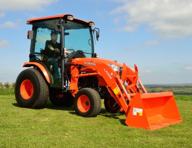 Small Tractor C/W Loader and Cab