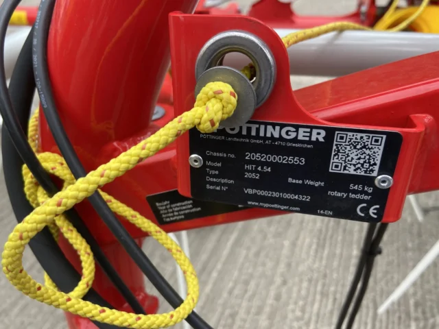 Pottinger HIT 4.54 4 Rotor Tedder