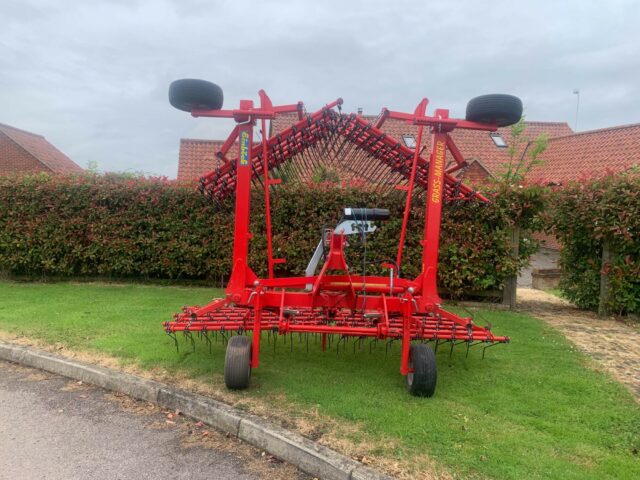 USED Einbock 6 Metre Grass Harrows For Sale