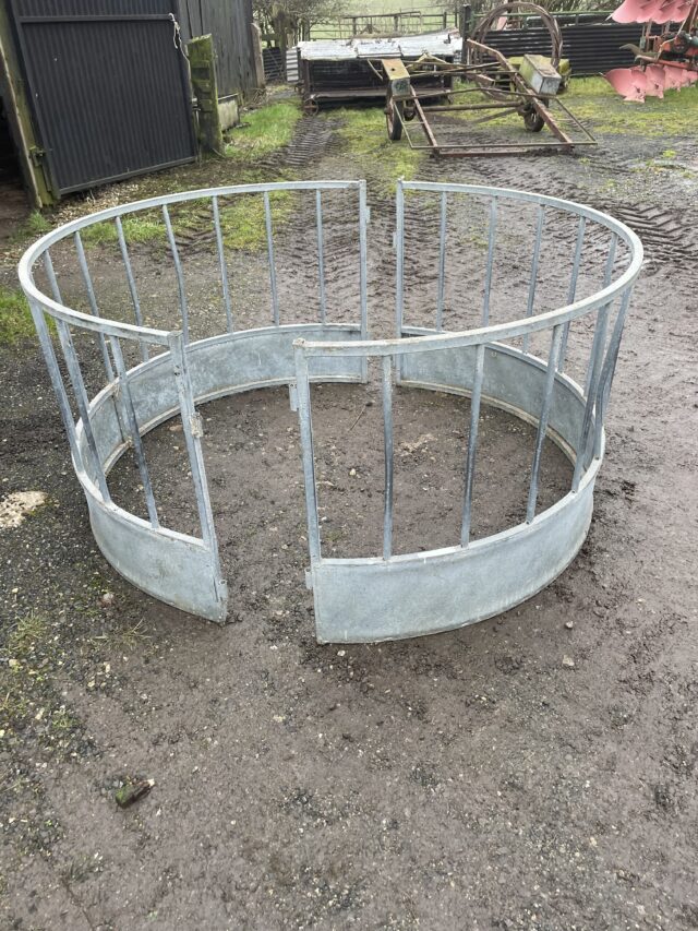 Sheep ring feeder