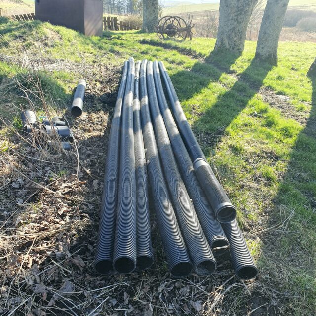 Land drainage pipes