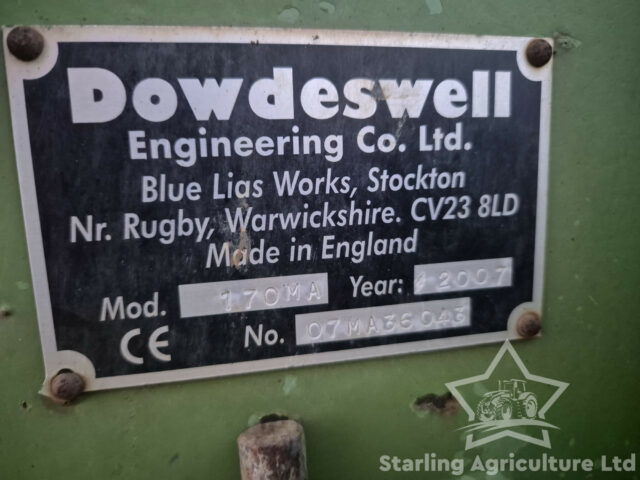 Dowdeswell MA 170 9F Plough