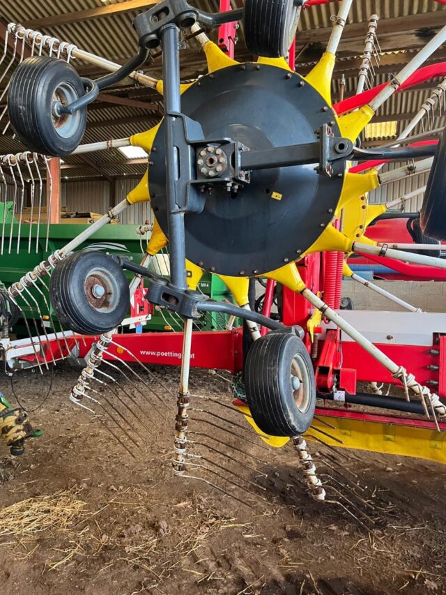 Pottinger Top 1252 C s-line 4 Rotor Rake *Due in*